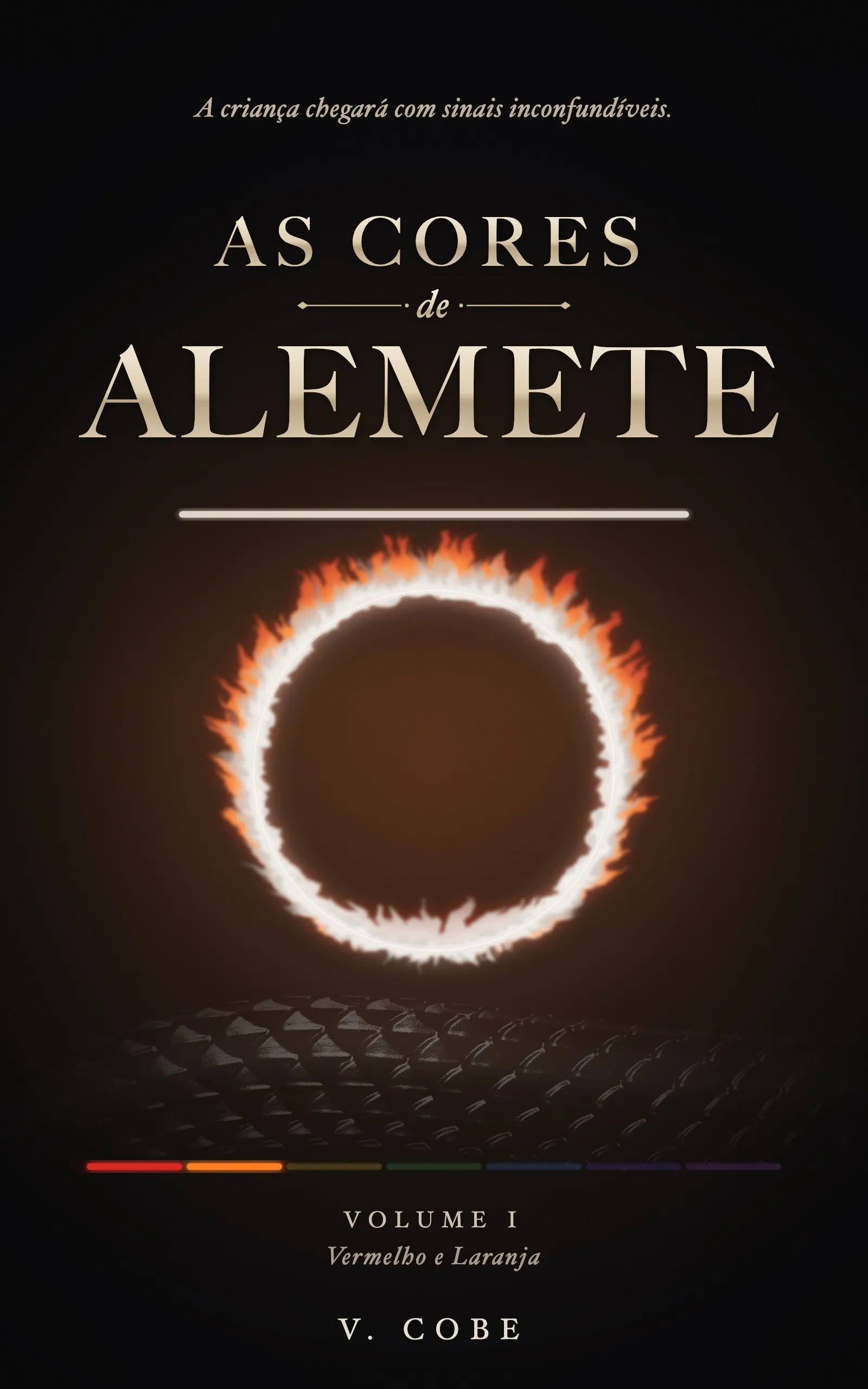 Capa do Volume I de As Cores de Alemete